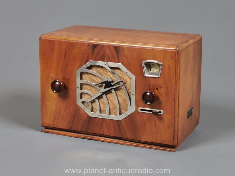 Planet Antique Radio - POSTE RADIO L.L , MINIAVOX